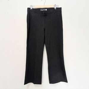 Betabrand Women's Bootcut Dress Yoga Pants Size Large Petite Charcoal